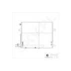 Condenseur de Clim Pour Mercedes-Benz Classe M 164 500 00 54 A1645000054