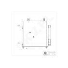 Condenseur de Clim Pour Mitsubishi Mirage/Space Star 3/5 Portes 7812A229