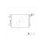 Condenseur de Clim Pour VW Tiguan 5N0820411F 5ND820411E