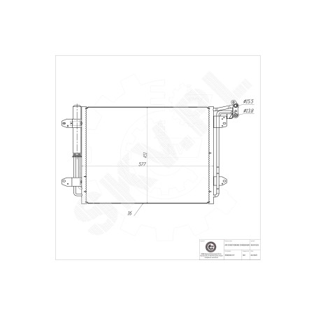 Condenseur de Clim Pour VW Tiguan 5N0820411F 5ND820411E