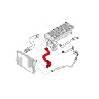 Tuyau d'Eau Liquide de Refroidissement Pour BMW Série 3 E46 Z3 E36 11531436375