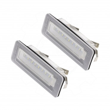 2 Feux de Plaque d'Immatriculation Pour Smart Fortwo A4518200256