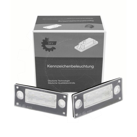 2 Feux de Plaque d'Immatriculation Pour Audi A3 A4 8D9943021G