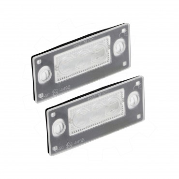 2 Feux de Plaque d'Immatriculation Pour Audi A3 A4 8D9943021G