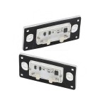 2 Feux de Plaque d'Immatriculation Pour Audi A3 A4 8D9943021G