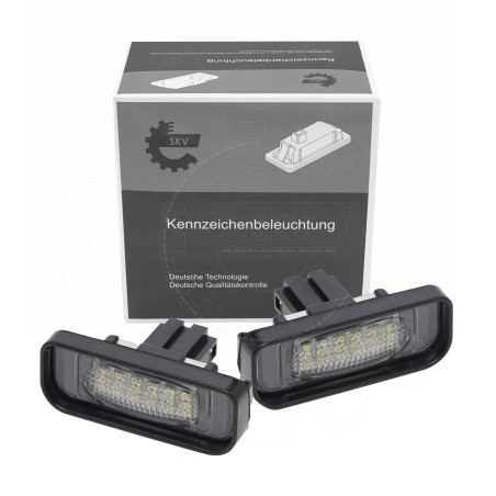 2 Feux de Plaque d'Immatriculation Pour Mercedes-Benz Classe S 2208200356