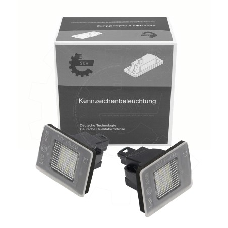 2 Feux de Plaque d'Immatriculation Pour Mercedes-Benz CLA Classe A B 0009062903