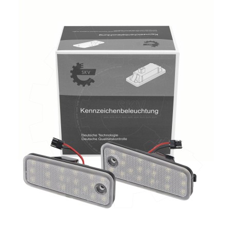 2 Feux de Plaque d'Immatriculation Pour Hyundai Santa Fé III 925012W010