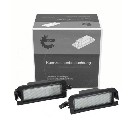 2 Feux de Plaque d'Immatriculation Pour Hyundai Elantra i30 Sonata VIII Veloster