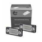 2 Feux de Plaque d'Immatriculation Pour Volvo C30 31213991