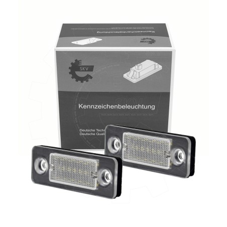 2 Feux de Plaque d'Immatriculation Pour Volvo C30 31213991