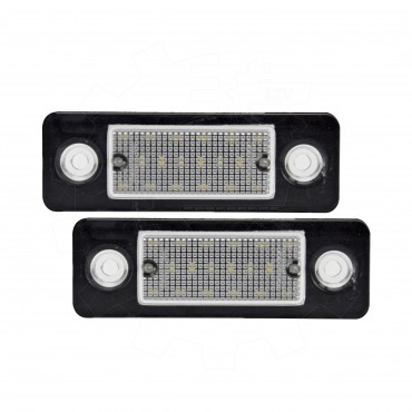 2 Feux de Plaque d'Immatriculation Pour Volvo C30 31213991