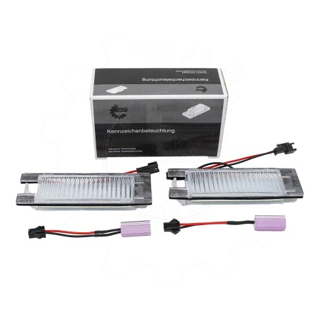 2 Feux de Plaque d'Immatriculation Pour Jeep Renegade SUV Van 68247166AA