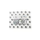 Kit Réparation Barillet Serrure Porte Pour VW Polo 6N0837223A