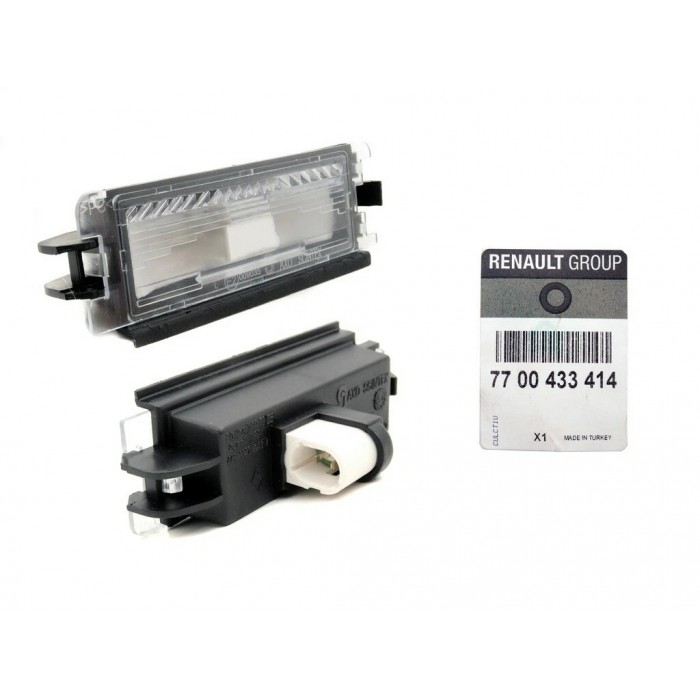 éclairage Feux Plaque d'Immatriculation Pour Dacia Logan Sandero 7700433414