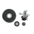 Kit Galet Courroie d'Accessoire + Poulie Damper Pour Nissan Qashqai X-Trail