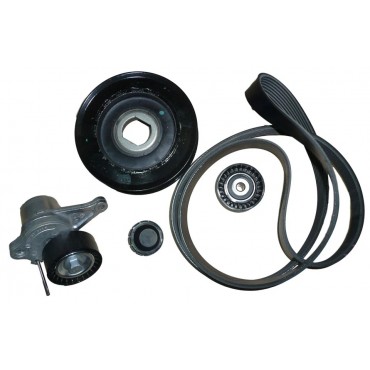 Kit Galet Courroie d'Accessoire + Poulie Damper Pour Renault Opel Nissan