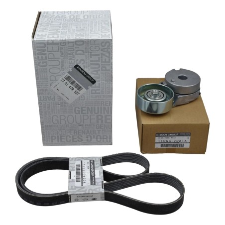 Kit Galet Courroie d'Accessoire Pour Renault Clio III Fluence Grand Scénic