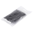 100 colliers de Serrage Cirflex Noir 2,5x100mm