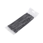 100 colliers de Serrage Cirflex Noir 2,5x200mm