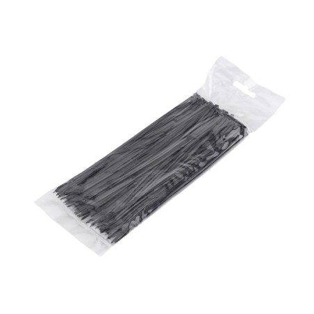 100 colliers de Serrage Cirflex Noir 2,5x200mm