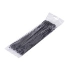 100 colliers de Serrage Cirflex Noir 3,6x250mm