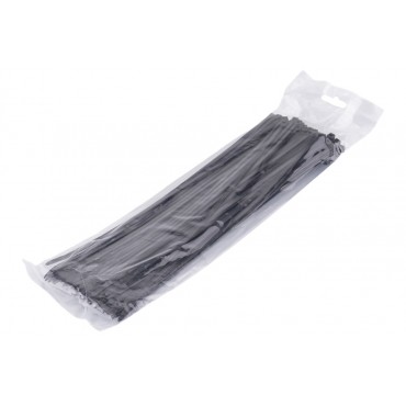 100 colliers de Serrage Cirflex Noir 3,6x300mm