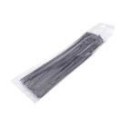 100 colliers de Serrage Cirflex Noir 4,8x370mm