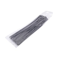 100 colliers de Serrage Cirflex Noir 4,8x370mm
