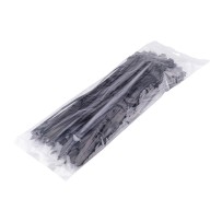 100 colliers de Serrage Cirflex Noir 7,6x300mm