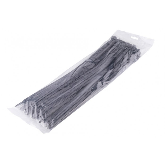 100 colliers de Serrage Cirflex Noir 7,6x400mm