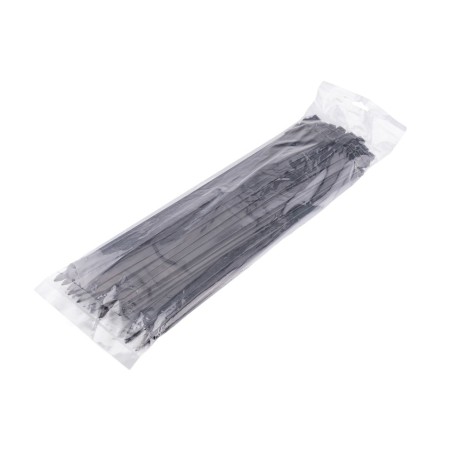 100 colliers de Serrage Cirflex Noir 7,6x450mm