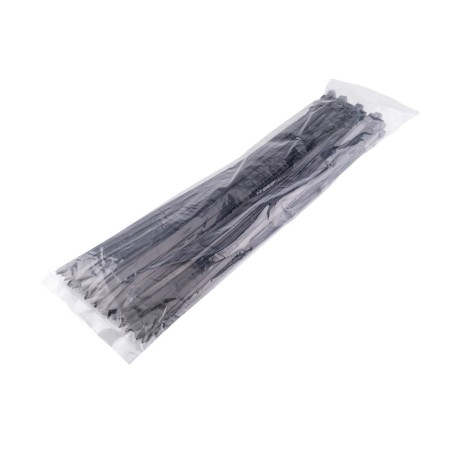 100 colliers de Serrage Cirflex Noir 7,6x500mm