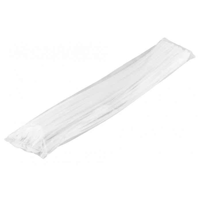 100 colliers de Serrage Cirflex Blanc 4,8x500mm
