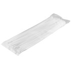 100 colliers de Serrage Cirflex Blanc 7,6x400mm