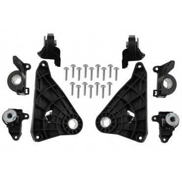 2 Support de Phare Avant Gauche+Droit Pour Mercedes-Benz Classe C