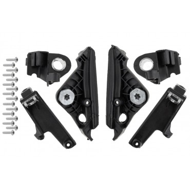 2 Support de Phare Avant Gauche+Droit Pour Mercedes-Benz Classe E