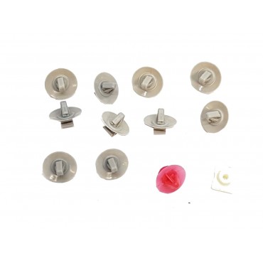 Lot Clips Moulure de Porte Pour Renault Trafic II
