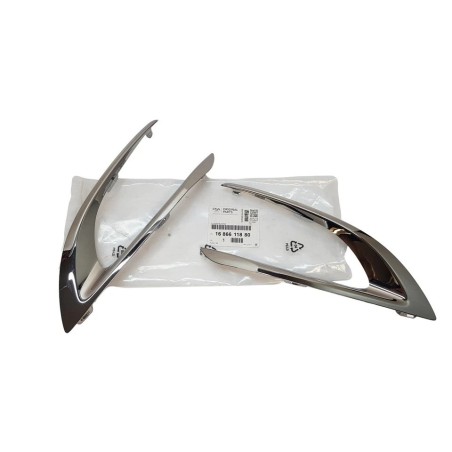 2 Moulures Pare Choc Avant Antibrouillard Pour Peugeot 3008