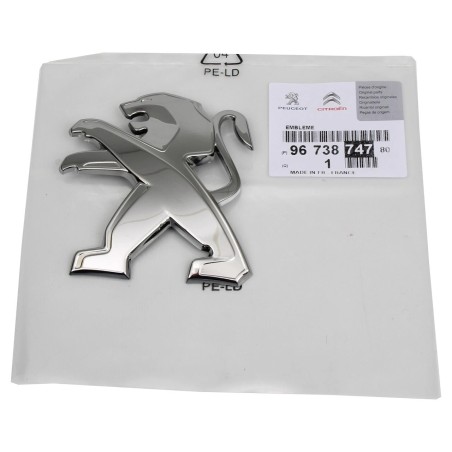 Logo Pare Choc Avant Pour Peugeot 208 9673874780
