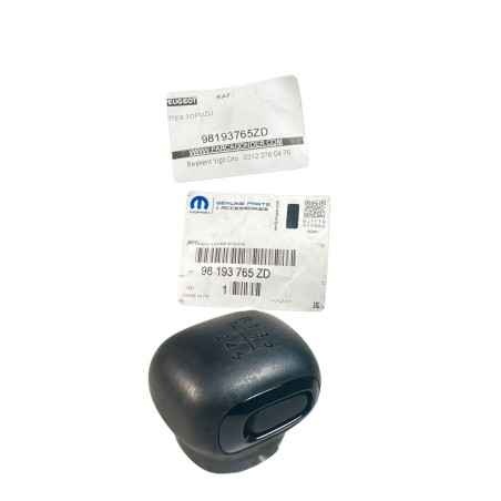 Pommeau Levier de Vitesse Pour Peugeot Partner 98193765ZD