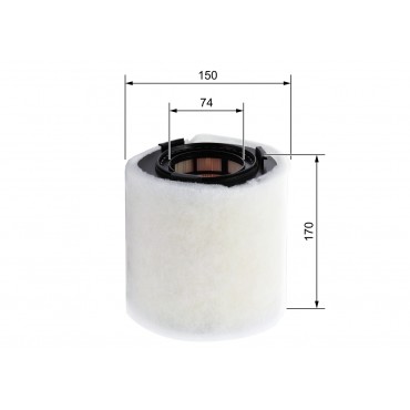 Filtre à Air Pour VW Audi Seat Ibiza IV Toledo Skoda 6R0129607C 6R0129620A