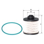 Filtre à Carburant Pour Peugeot 208 Opel Ford Toyota 1643624980 3646465 1872152