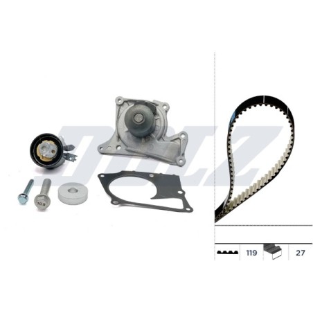 Kit Distribution + Pompe à Eau Pour Renault Dacia Mercedes-Benz Citan Nissan