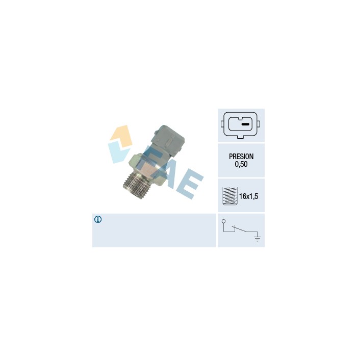 Capteur de Pression d'Huile Pour Peugeot 106 206 Renault Fiat Nissan 9618305780