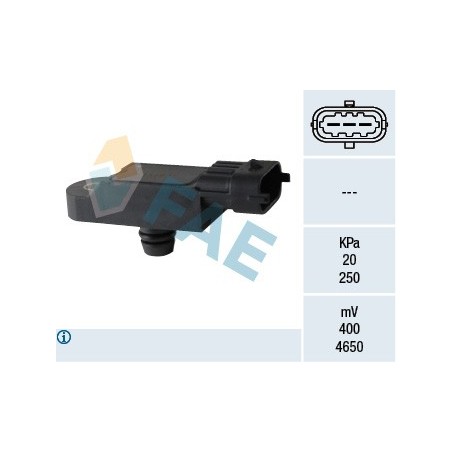 Capteur Pression de Suralimentation Pour Renault Clio III Espace IV 223658570R