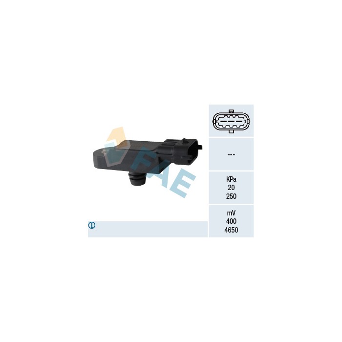 Capteur Pression de Suralimentation Pour Renault Clio III Espace IV 223658570R