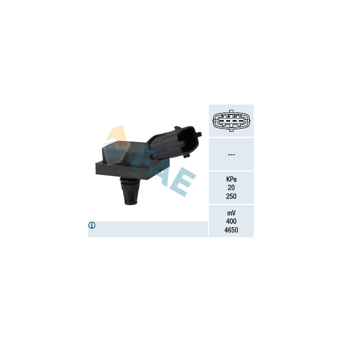 Capteur Pression de Suralimentation Pour Renault Clio II 223658143R 8200146271