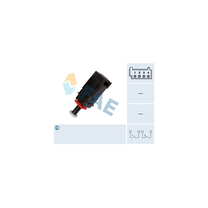 Contacteur de Feu Stop Pour Peugeot Opel Fiat Citroën 6240180 55701395 6240328