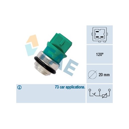 Sonde de Température Liquide de Refroidissement Pour Renault Opel Mitsubishi